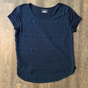 Ann Taylor Size Medium Cap Sleeve Shirt